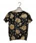 GUCCI (グッチ) 半袖カシミヤニット ブラック×ベージュ サイズ:S：7000円