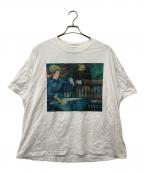 MINDSEEKERマインドシーカー）の古着「マネグラフィックTシャツ」｜ホワイト
