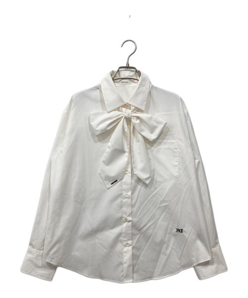 FRAY ID（フレイ アイディー）FRAY ID (フレイ アイディー) ベーシックウォッシャブルシャツ ホワイト サイズ:Freeの古着・服飾アイテム