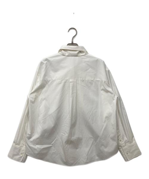 FRAY ID（フレイ アイディー）FRAY ID (フレイ アイディー) ベーシックウォッシャブルシャツ ホワイト サイズ:Freeの古着・服飾アイテム