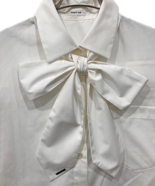 FRAY ID（フレイ アイディー）FRAY ID (フレイ アイディー) ベーシックウォッシャブルシャツ ホワイト サイズ:Freeの古着・服飾アイテム