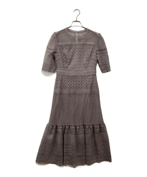 CELFORD（セルフォード）CELFORD (セルフォード) フィッシュテールレースワンピース ピンク サイズ:36の古着・服飾アイテム