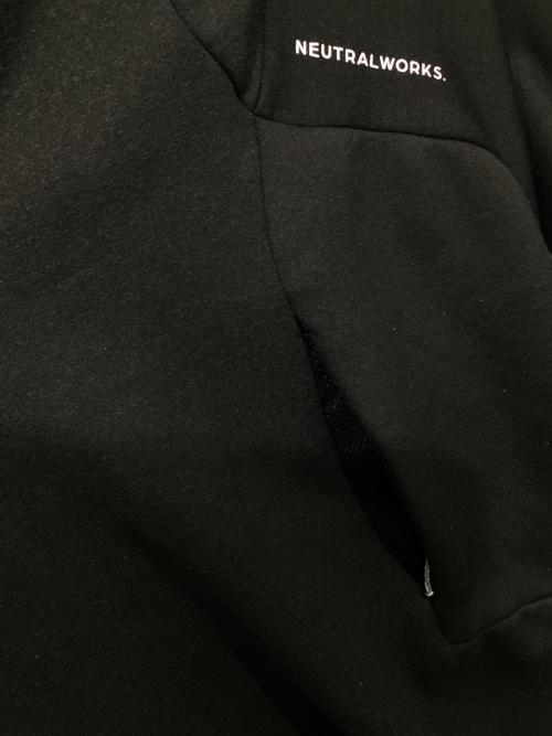 THE NORTH FACE（ザ ノース フェイス）THE NORTH FACE (ザ ノース フェイス) NEUTRALWORKS (ニュートラルワークス) ナイロンフリースフーディー ブラック サイズ:Lの古着・服飾アイテム