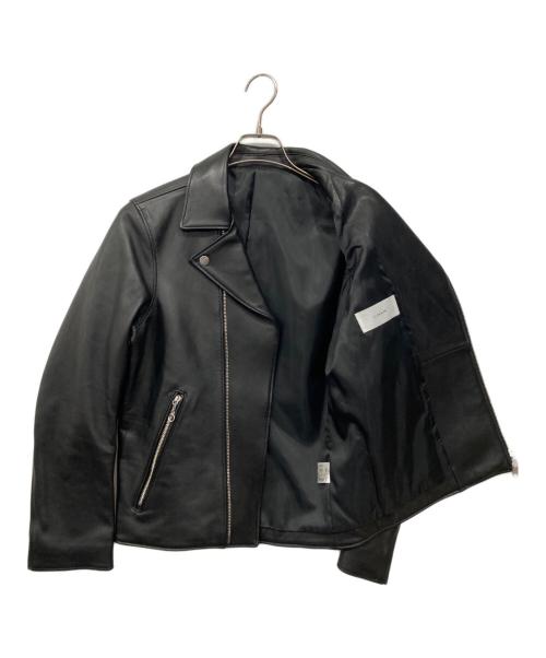 LIDnM（リドム）LIDnM (リドム) ダブルライダースジャケット ブラック サイズ:Sの古着・服飾アイテム