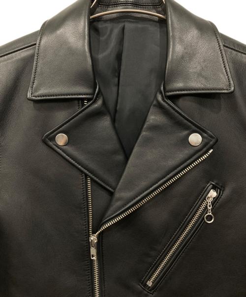LIDnM（リドム）LIDnM (リドム) ダブルライダースジャケット ブラック サイズ:Sの古着・服飾アイテム