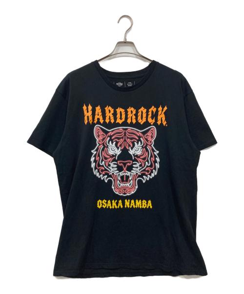 Hard Rock（ハードロック）Hard Rock (ハードロック) タイガープリントTシャツ ブラック サイズ:XLの古着・服飾アイテム