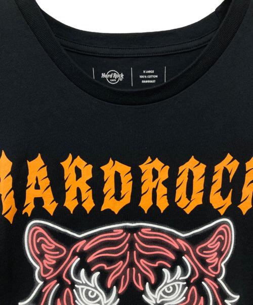 Hard Rock（ハードロック）Hard Rock (ハードロック) タイガープリントTシャツ ブラック サイズ:XLの古着・服飾アイテム