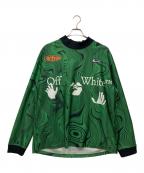 NIKE×OFFWHITEナイキ×オフホワイト）の古着「NRG MC L/S ジャージ」｜グリーン