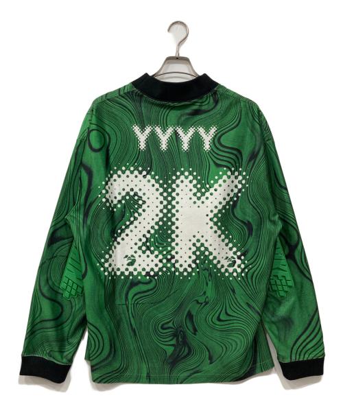 NIKE（ナイキ）NIKE (ナイキ) OFFWHITE (オフホワイト) NRG MC L/S ジャージ グリーン サイズ:XLの古着・服飾アイテム