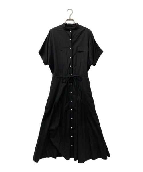 maison de R（メゾンドアール）maison de R (メゾンドアール) シャツワンピース ブラック サイズ:Freeの古着・服飾アイテム