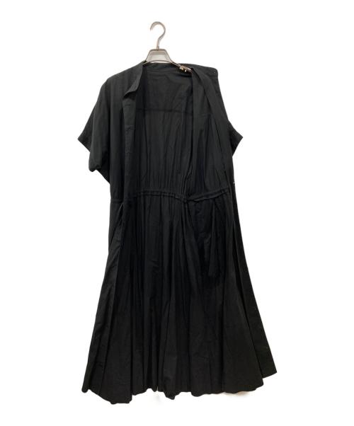 maison de R（メゾンドアール）maison de R (メゾンドアール) シャツワンピース ブラック サイズ:Freeの古着・服飾アイテム