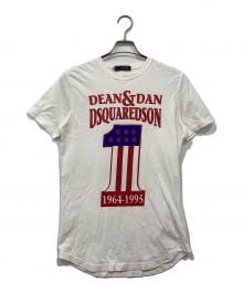 DSQUARED2（ディースクエアード）の古着「プリントTシャツ」｜ホワイト