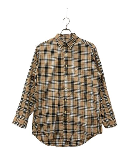 Burberry's（バーバリーズ）Burberry's (バーバリーズ) ノバチェックシャツ ベージュ サイズ:Mの古着・服飾アイテム