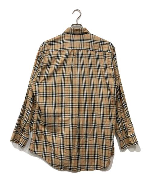 Burberry's（バーバリーズ）Burberry's (バーバリーズ) ノバチェックシャツ ベージュ サイズ:Mの古着・服飾アイテム
