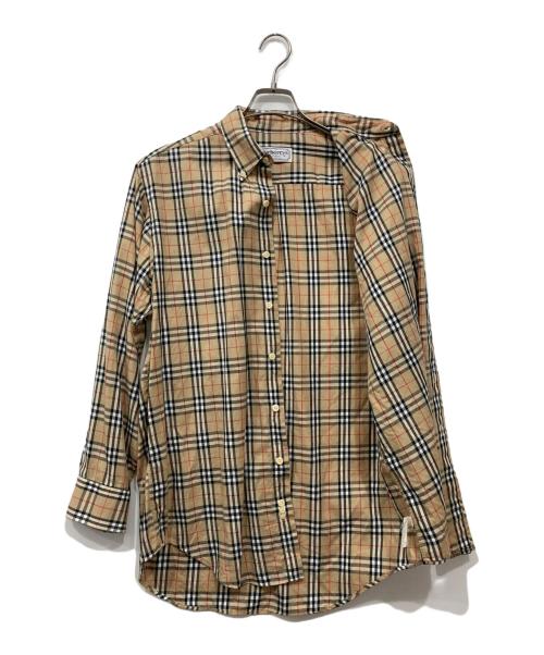 Burberry's（バーバリーズ）Burberry's (バーバリーズ) ノバチェックシャツ ベージュ サイズ:Mの古着・服飾アイテム