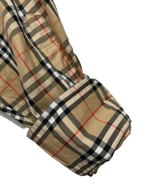 Burberry's（バーバリーズ）Burberry's (バーバリーズ) ノバチェックシャツ ベージュ サイズ:Mの古着・服飾アイテム