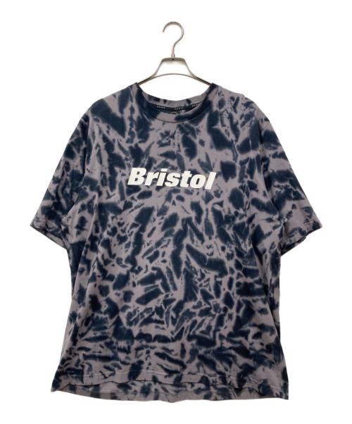F.C.R.B.（エフシーレアルブリストル）F.C.R.B. (エフシーレアルブリストル) タイダイTシャツ ネイビー×グレー サイズ:Lの古着・服飾アイテム