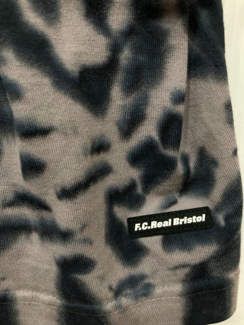 F.C.R.B.（エフシーレアルブリストル）F.C.R.B. (エフシーレアルブリストル) タイダイTシャツ ネイビー×グレー サイズ:Lの古着・服飾アイテム