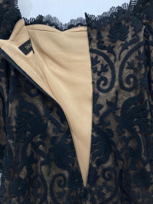TADASHI SHOJI（タダシ ショージ）TADASHI SHOJI (タダシ ショージ) レースワンピース ブラック サイズ:2の古着・服飾アイテム
