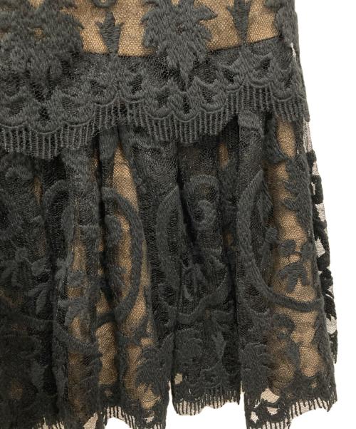 TADASHI SHOJI（タダシ ショージ）TADASHI SHOJI (タダシ ショージ) レースワンピース ブラック サイズ:2の古着・服飾アイテム