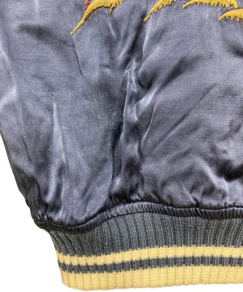 THE FLAT HEAD（ザ・フラットヘッド）THE FLAT HEAD (ザ・フラットヘッド) リバーシブルスカジャン ブルー×グリーン サイズ:Lの古着・服飾アイテム