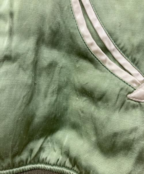 THE FLAT HEAD（ザ・フラットヘッド）THE FLAT HEAD (ザ・フラットヘッド) リバーシブルスカジャン ブルー×グリーン サイズ:Lの古着・服飾アイテム
