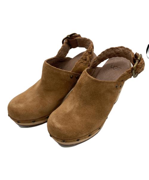 UGG（アグ）UGG (アグ) サボサンダル ブラウン サイズ:23の古着・服飾アイテム