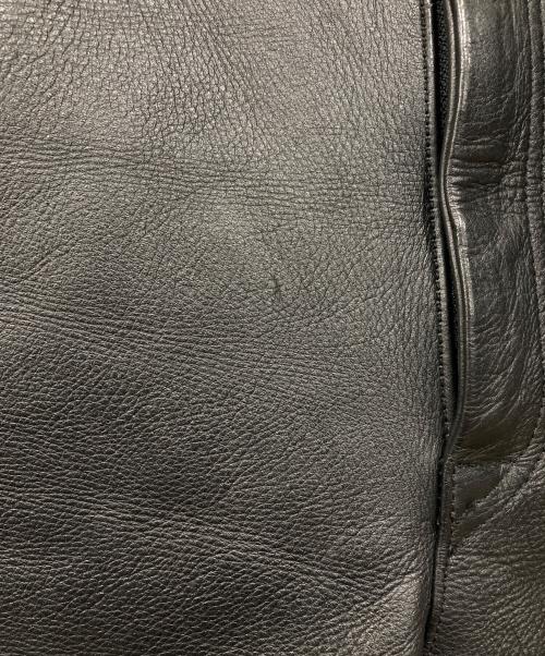 DISCO（ディスコ）DISCO (ディスコ) カウレザーパンツ ブラック サイズ:79の古着・服飾アイテム
