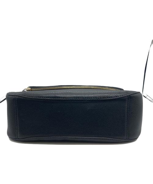 Kate Spade（ケイトスペード）Kate Spade (ケイトスペード) ミディアムフラップ2WAY ショルダーバッグ ブラックの古着・服飾アイテム