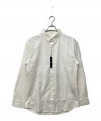 CRONOSクロノス）の古着「ロゴ総柄シャツ」｜ホワイト