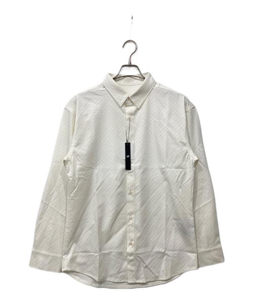 CRONOS（クロノス）CRONOS (クロノス) ロゴ総柄シャツ ホワイト サイズ:L 未使用品の古着・服飾アイテム