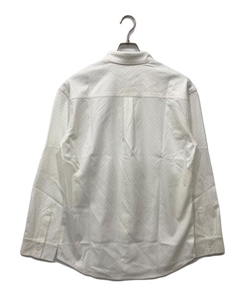 CRONOS（クロノス）CRONOS (クロノス) ロゴ総柄シャツ ホワイト サイズ:L 未使用品の古着・服飾アイテム