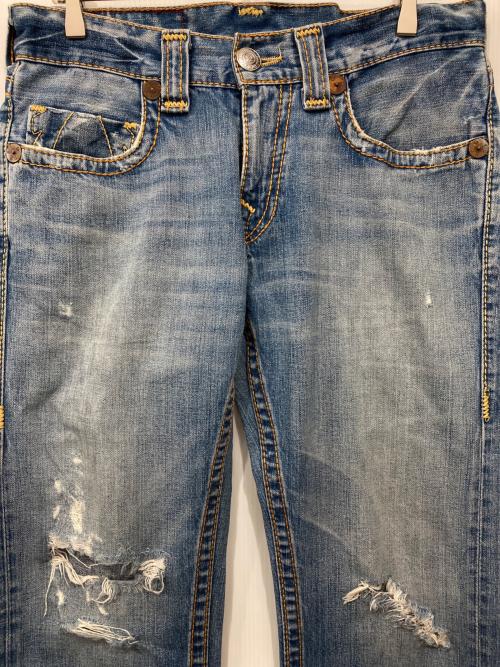 TRUE RELIGION（トゥルー レリジョン）TRUE RELIGION (トゥルー レリジョン) デニムパンツ インディゴ サイズ:SIZE 81cm (W32)の古着・服飾アイテム