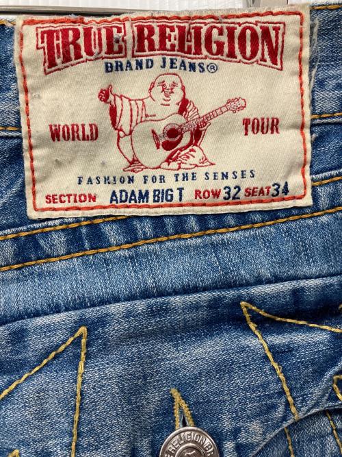 TRUE RELIGION（トゥルー レリジョン）TRUE RELIGION (トゥルー レリジョン) デニムパンツ インディゴ サイズ:SIZE 81cm (W32)の古着・服飾アイテム