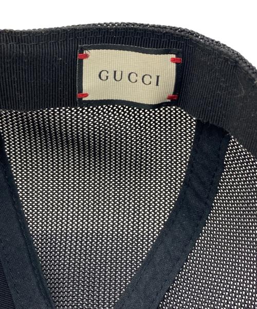 GUCCI（グッチ）GUCCI (グッチ) タイガープリント ベースボールキャップ ベージュ サイズ:M(58cm)の古着・服飾アイテム