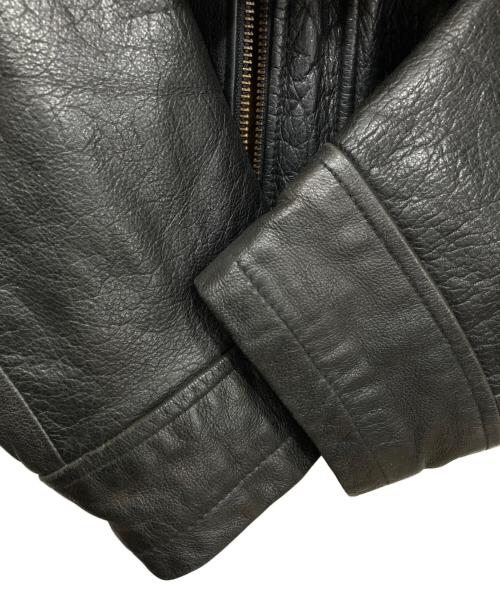 DOGFIGHT ACTOR（ドッグファイト アクター）DOGFIGHT ACTOR (ドッグファイト アクター) レザージャケット ブラック サイズ:5の古着・服飾アイテム