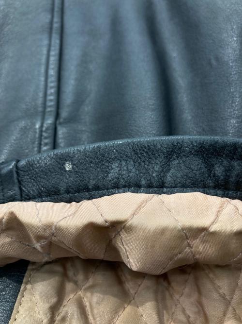 DOGFIGHT ACTOR（ドッグファイト アクター）DOGFIGHT ACTOR (ドッグファイト アクター) レザージャケット ブラック サイズ:5の古着・服飾アイテム