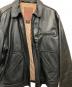 中古・古着 DOGFIGHT ACTOR (ドッグファイト アクター) レザージャケット ブラック サイズ:5：10000円