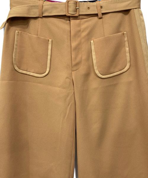 SONIA RYKIEL collection（ソニア リキエル コレクション）SONIA RYKIEL COLLECTION (ソニア リキエル コレクション) ダブルフェイス パンツ イエロー サイズ:38 未使用品の古着・服飾アイテム