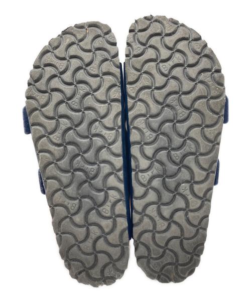 BIRKENSTOCK（ビルケンシュトック）BIRKENSTOCK (ビルケンシュトック) サンダル ブラウン×ネイビー サイズ:24.5の古着・服飾アイテム