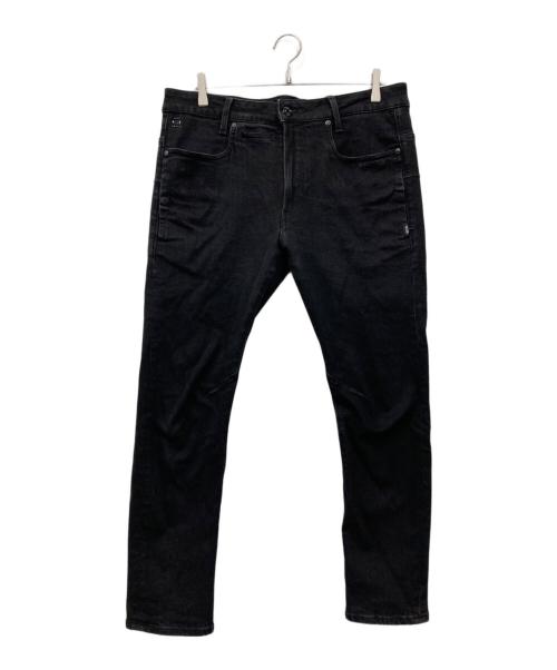 G-STAR RAW（ジースターロゥ）G-STAR RAW (ジースターロゥ) スリムストレッチデニムパンツ ブラック サイズ:SIZE 86cm (W34)の古着・服飾アイテム