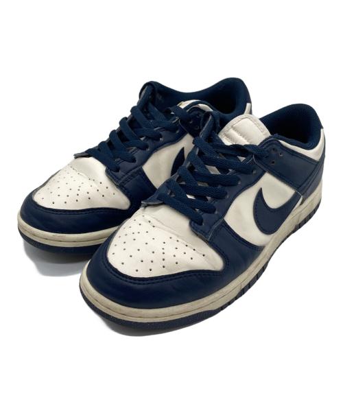 NIKE（ナイキ）NIKE (ナイキ) ローカットスニーカー ホワイト×ネイビー サイズ:25.5cmの古着・服飾アイテム
