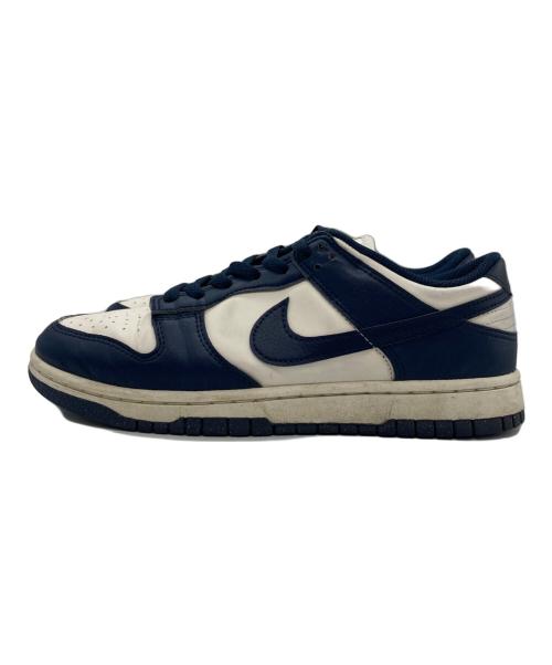 NIKE（ナイキ）NIKE (ナイキ) ローカットスニーカー ホワイト×ネイビー サイズ:25.5cmの古着・服飾アイテム