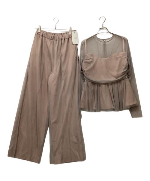 Ameri（アメリ）Ameri (アメリ) チュールセットアップ ピンク サイズ:M 未使用品の古着・服飾アイテム