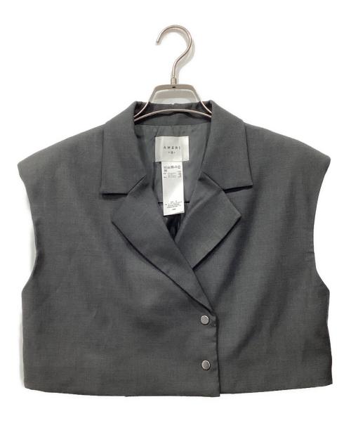Ameri（アメリ）Ameri (アメリ) メニウェイショートジャケットウィズスカート グレー サイズ:Mの古着・服飾アイテム