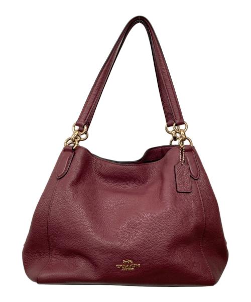 COACH（コーチ）COACH (コーチ) トートバッグ ボルドーの古着・服飾アイテム