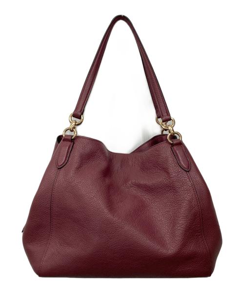 COACH（コーチ）COACH (コーチ) トートバッグ ボルドーの古着・服飾アイテム