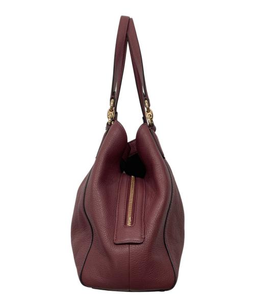 COACH（コーチ）COACH (コーチ) トートバッグ ボルドーの古着・服飾アイテム
