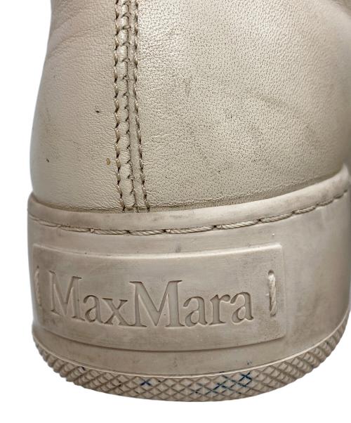 MaxMara（マックスマーラ）MaxMara (マックスマーラ) ショーツブーツ ベージュ サイズ:38の古着・服飾アイテム
