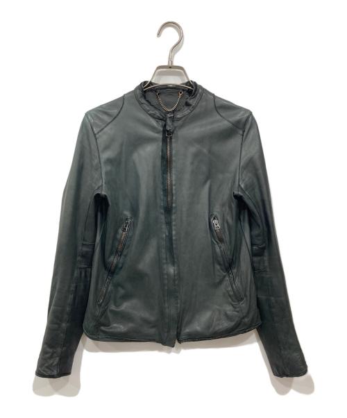 sisii（シシ）sisii (シシ) レザージャケット ブラック サイズ:XXSの古着・服飾アイテム